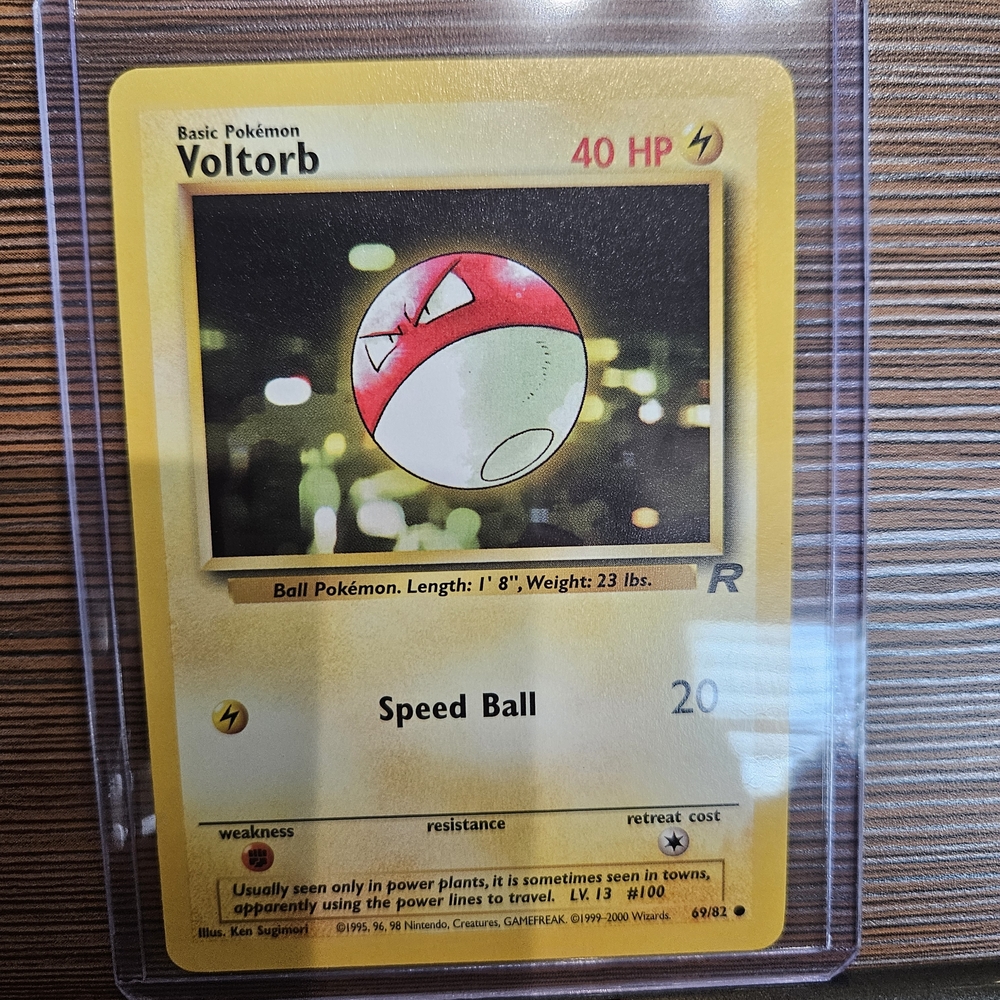 Pokemon Voltorb 69/82 Rocket Trading Card